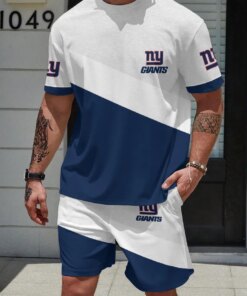 New York Giants T-shirt and Shorts AZBTTSAS000009