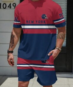 New York Giants T-shirt and Shorts AZBTTSAS000025