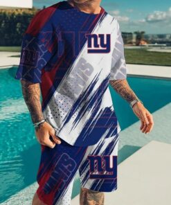 New York Giants T-shirt and Shorts AZTS414