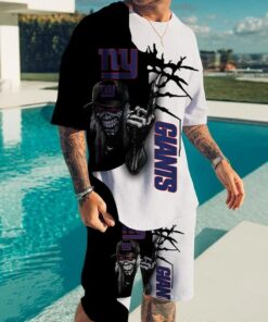 New York Giants T-shirt and Shorts AZTS418