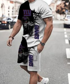 New York Giants T-shirt and Shorts AZTS422