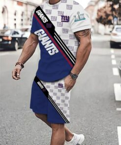 New York Giants T-shirt and Shorts AZTS423