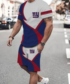 New York Giants T-shirt and Shorts AZTS424