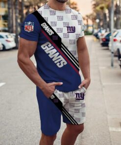 New York Giants T-shirt and Shorts AZTS427