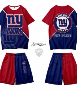 New York Giants T-shirt and Shorts BG156