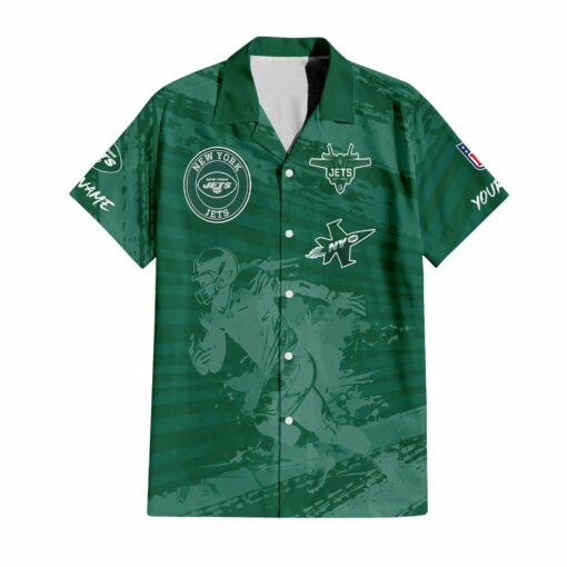 New York Jets Combo Hawaiian Shirt and Shorts HSAS0012