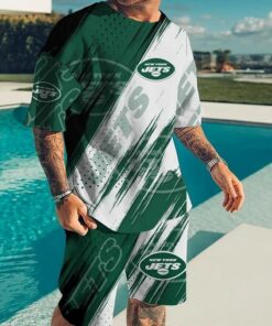 New York Jets T-shirt and Shorts AZTS590