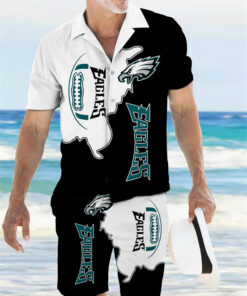 Philadelphia Eagles Combo Hawaiian Shirt and Shorts AZBTHWSS000101