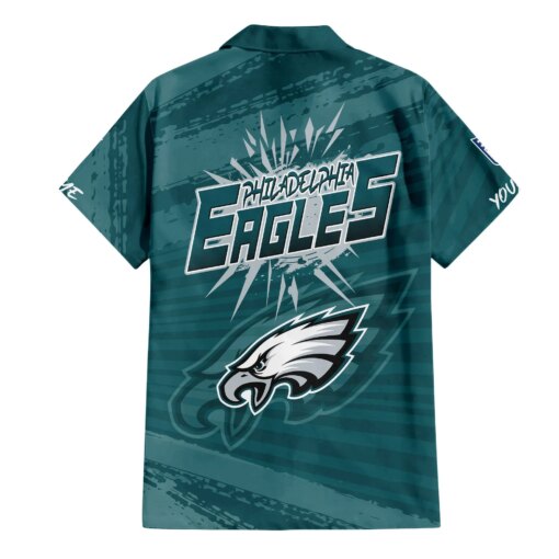 Philadelphia Eagles Combo Hawaiian Shirt and Shorts HSAS0009