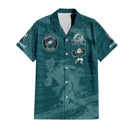 Philadelphia Eagles Combo Hawaiian Shirt and Shorts HSAS0009