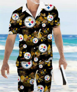 Pittsburgh Steelers Combo Hawaiian Shirt and Shorts AZBTHWSS000229