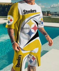Pittsburgh Steelers T-shirt and shorts AZTS019