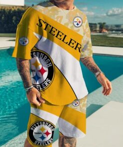 Pittsburgh Steelers T-shirt and Shorts AZTS116