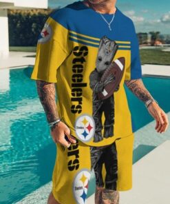 Pittsburgh Steelers T-shirt and Shorts AZTS119