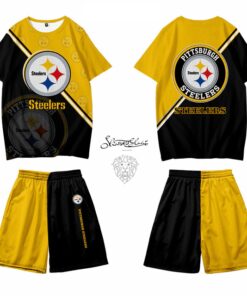 Pittsburgh Steelers T-shirt and Shorts BG138