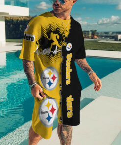 Pittsburgh Steelers T-shirt and Shorts BG31