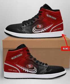 San Francisco 49ers Personalized AJ1 Sneaker BG007