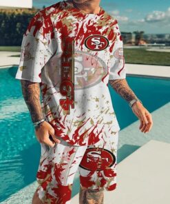 San Francisco 49ers T-shirt and Shorts AZTS130