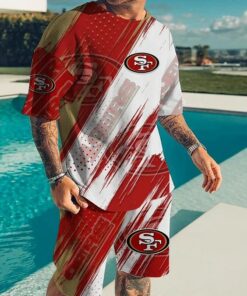 San Francisco 49ers T-shirt and Shorts AZTS133