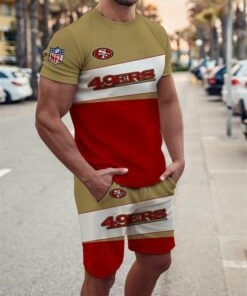San Francisco 49ers T-shirt and Shorts AZTS139