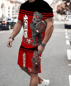 San Francisco 49ers T-shirt and Shorts AZTS140