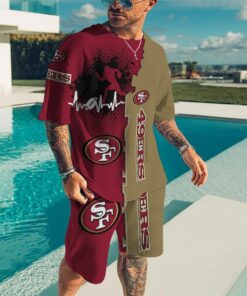 San Francisco 49ers T-shirt and Shorts BG37
