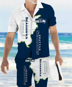 Seattle Seahawks Combo Hawaiian Shirt and Shorts AZBTHWSS000004