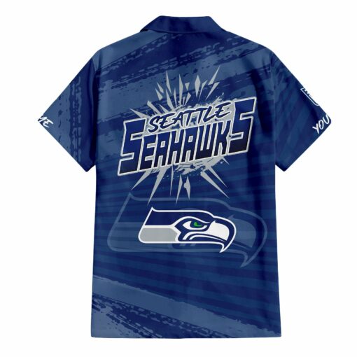 Seattle Seahawks Combo Hawaiian Shirt and Shorts HSAS0010