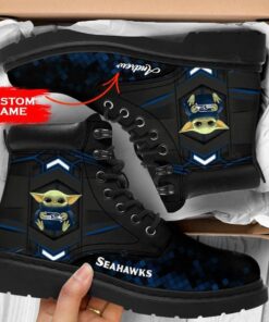 Seattle Seahawks Personalized TBL Boots BG60