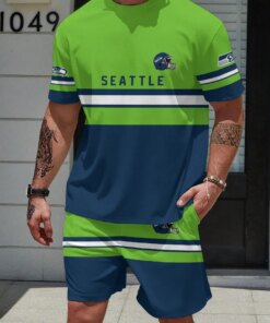 Seattle Seahawks T-shirt and Shorts AZBTTSAS000044