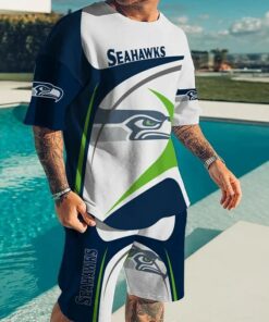 Seattle Seahawks T-shirt and shorts AZTS034