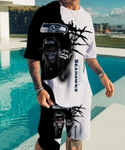 Seattle Seahawks T-shirt and Shorts AZTS602