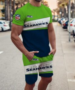 Seattle Seahawks T-shirt and Shorts AZTS608