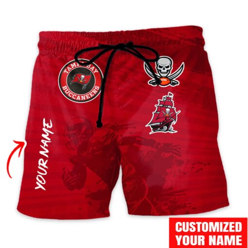 Tampa Bay Buccaneers Combo Hawaiian Shirt and Shorts HSAS0022