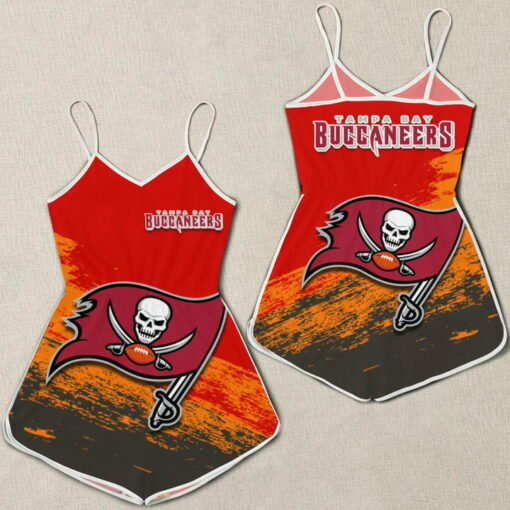 Tampa Bay Buccaneers Women Romper Jumpsuit 3D Printed S035