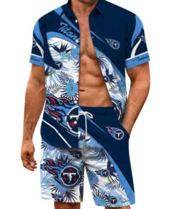 Tennessee Titans Combo Hawaiian Shirt and Shorts AZBTHWSS000176