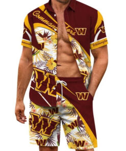 Washington Commanders Combo Hawaiian Shirt and Shorts AZBTHWSS000060