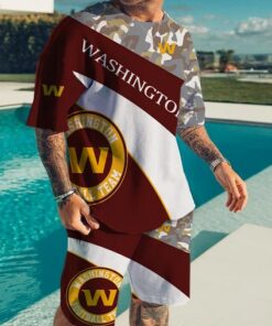 Washington Commanders T-shirt and Shorts AZTS450