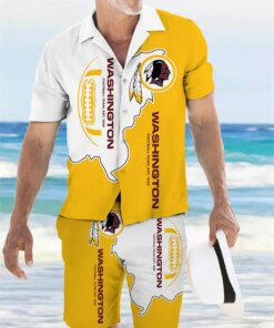 Washington Redskins Combo Hawaiian Shirt and Shorts AZBTHWSS000191