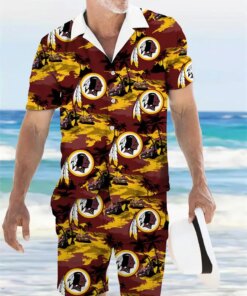 Washington Redskins Combo Hawaiian Shirt and Shorts AZBTHWSS000193