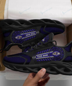 Baltimore Ravens Personalized Running Sneakers SPD172