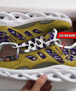 Baltimore Ravens Personalized Yezy Running Sneakers 190