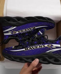 Baltimore Ravens Personalized Yezy Running Sneakers 85