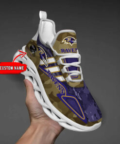 Baltimore Ravens Personalized Yezy Running Sneakers BB266