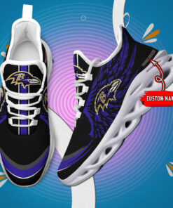 Baltimore Ravens Personalized Yezy Running Sneakers BB656