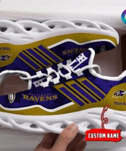 Baltimore Ravens Personalized Yezy Running Sneakers BG330