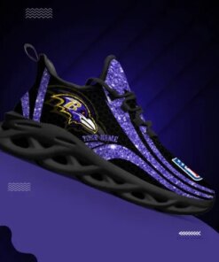 Baltimore Ravens Personalized Yezy Running Sneakers BG873