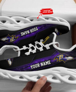 Baltimore Ravens Personalized Yezy Running Sneakers SPD398