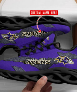 Baltimore Ravens Personalized Yezy Running Sneakers SPD504