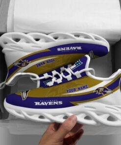 Baltimore Ravens Personalized Yezy Running Sneakers SPDMS786